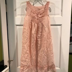 Italian linen sheath dress